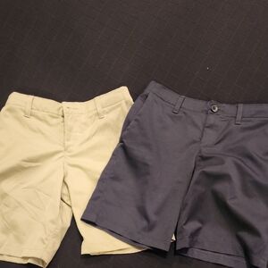 Under Armour Black and Tan Casual Shorts